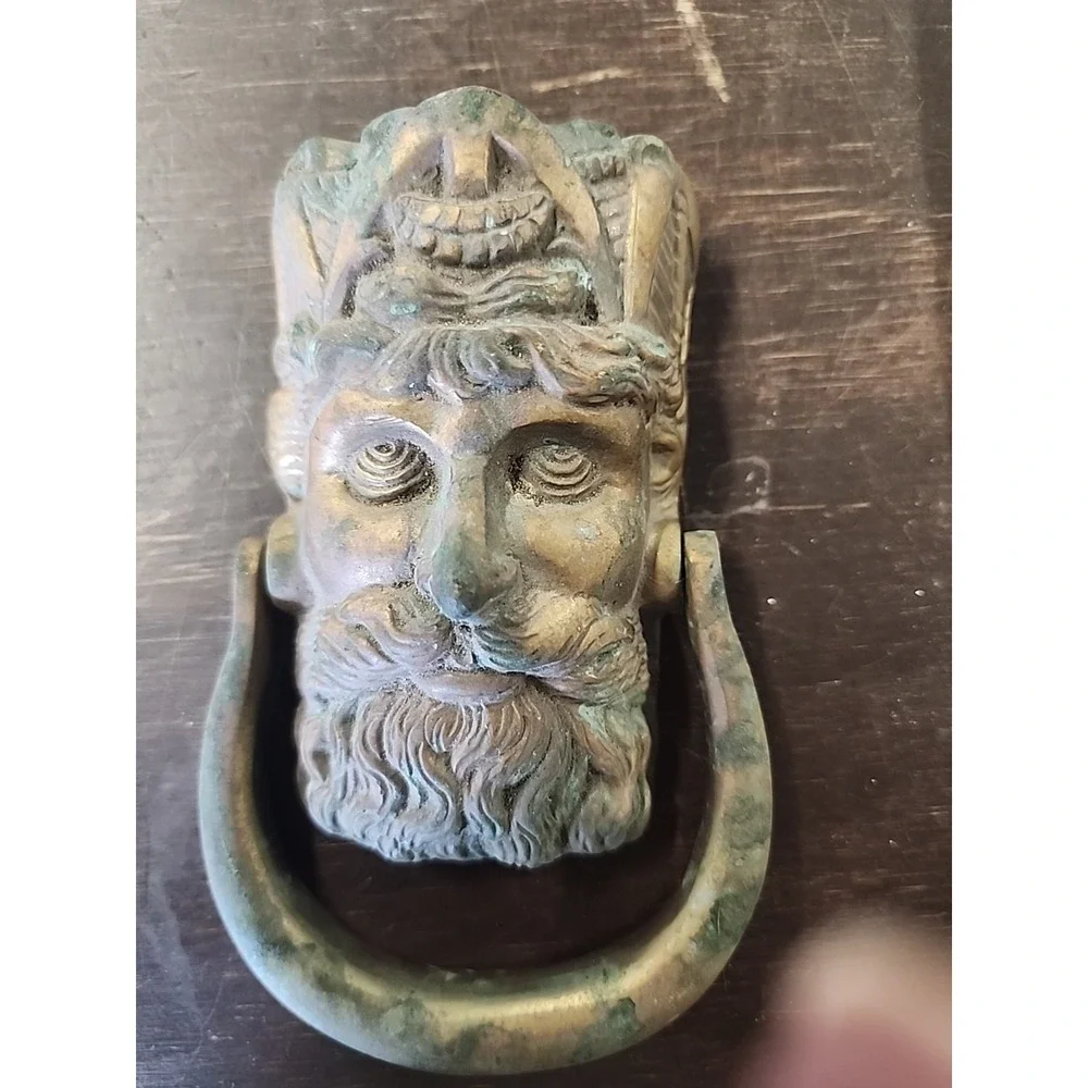 Face Heavy Brass Door Knocker